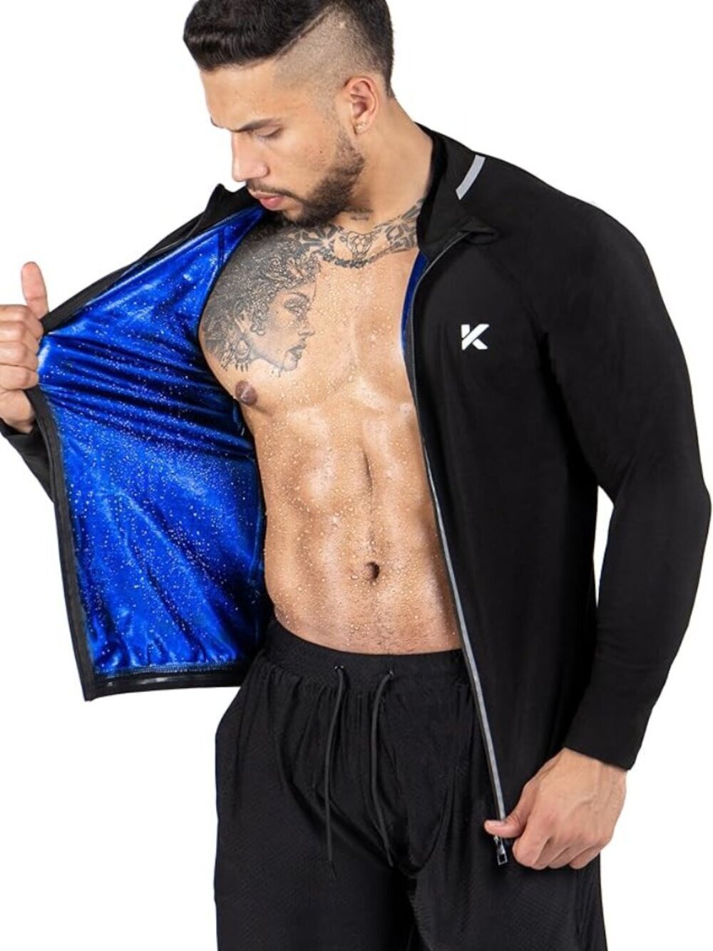 Kewlioo Pro Men's Heat Trapping Sauna Suit For Men